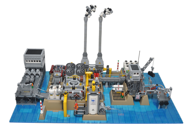Illustration for article titled Until today, you never knew you wanted a LEGO desalination plant